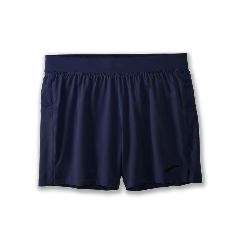 Brooks Sherpa 5 2-In-1 - Mens Running Shorts - Navy (62754ZJQT)